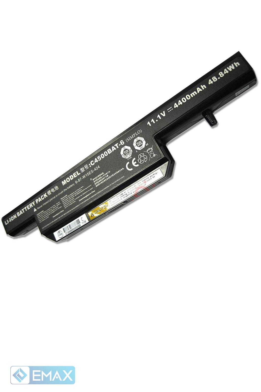 SINGER C4500BAT-6 B4100M CLEVO C4500 W150 W170HN B5130M B4105 NOTEBOOK BATTERY (06M)